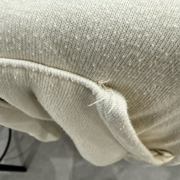 AVIATOR NATION X SOUL CYCLE COLLAB Rare ivory zip up hoodie size large - Picture 10 of 12